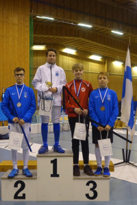 Espoo U14 boys medalists